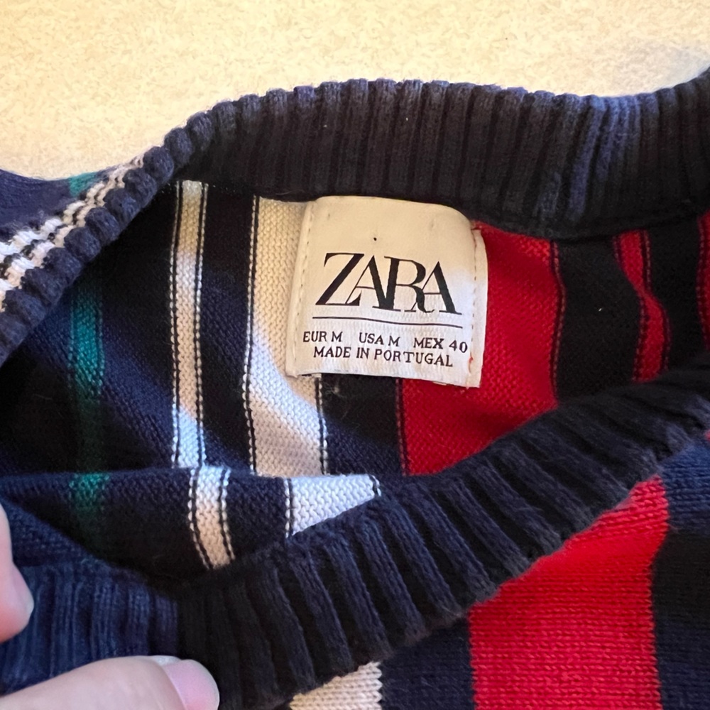 Zara striped women’s sweater size medium. EUC - Picture 3 of 6